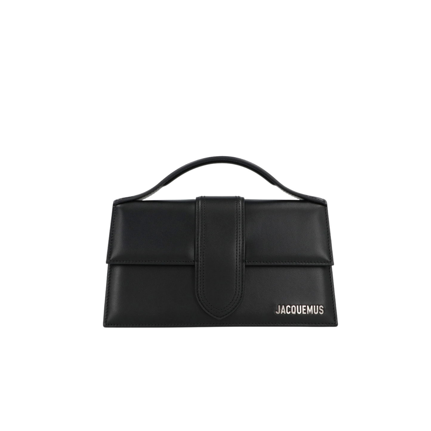 Jacquemus Le Grand Bambino Black Bag (Silver Hardware)