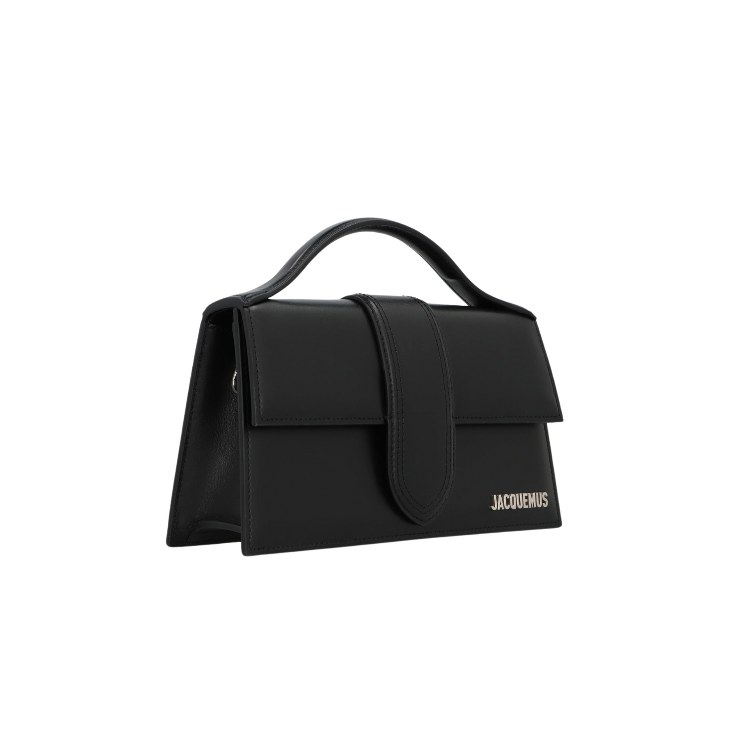 Jacquemus Le Grand Bambino Black Bag (Silver Hardware)