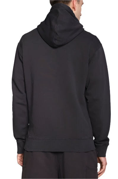 Hugo Boss Elegant Dark Blue Cotton Hooded Sweatshirt