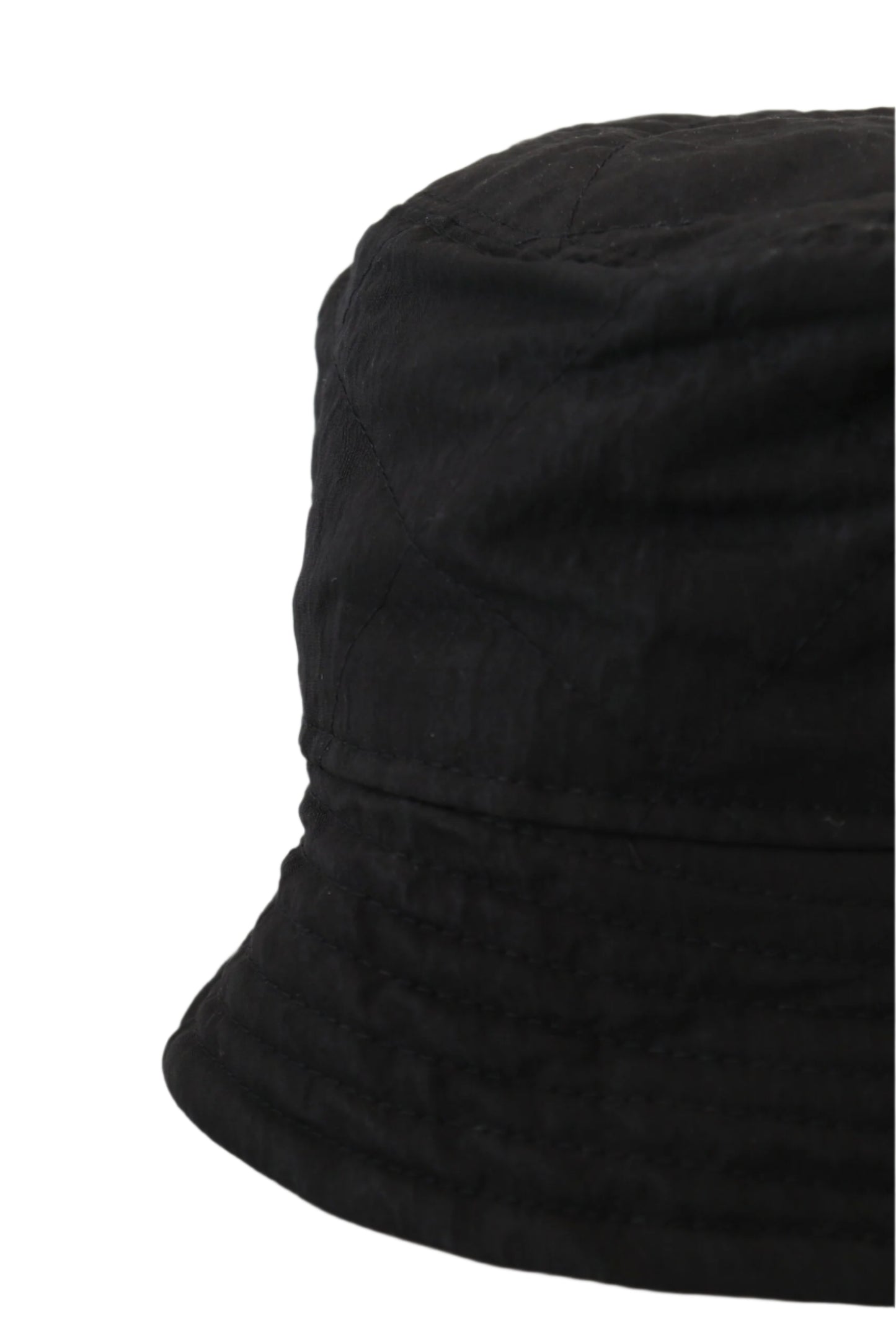 Dolce & Gabbana Black Nylon Women Bucket Cap Hat