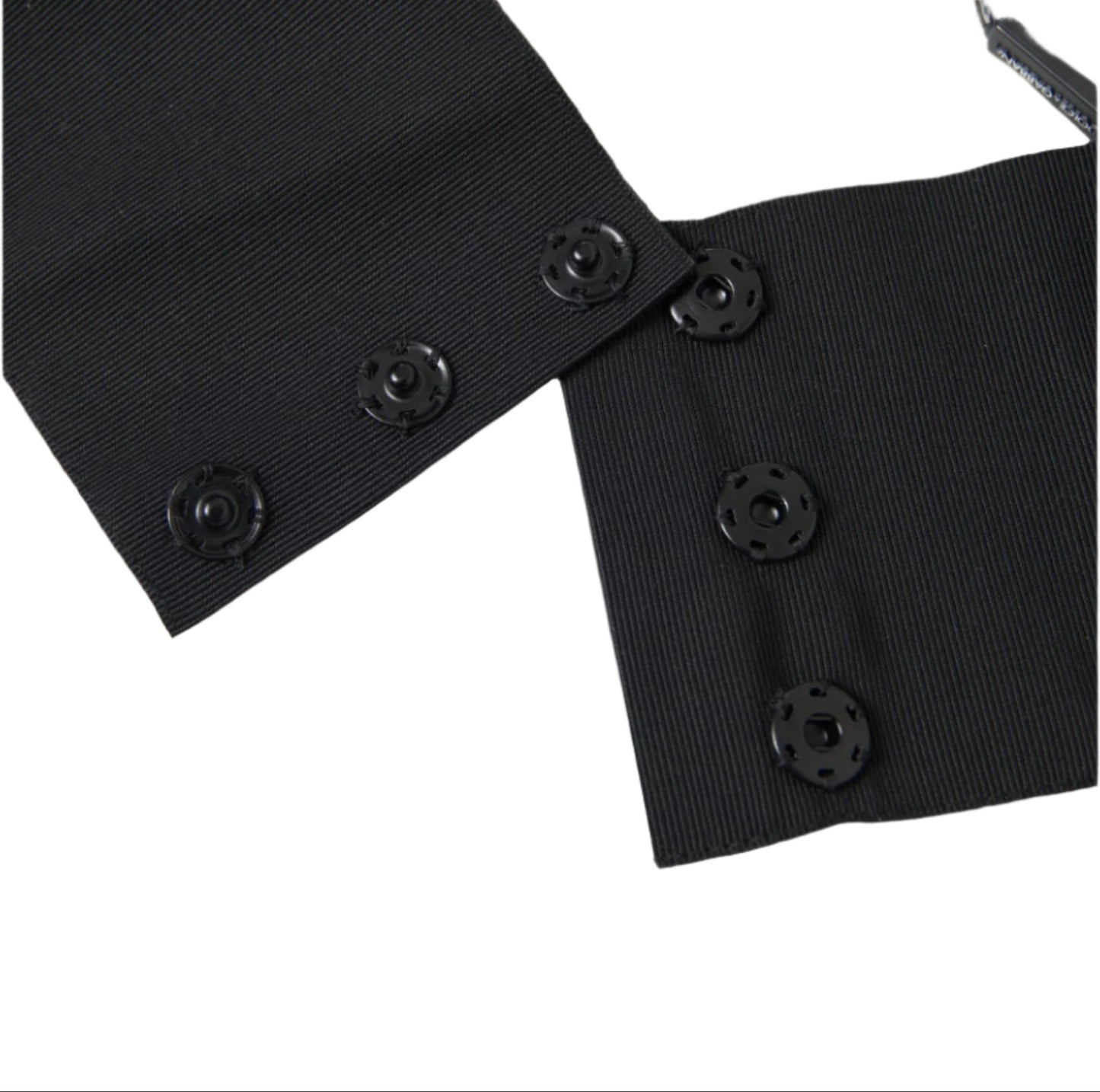 Dolce & Gabbana Black Crystal Brass Wide Waist Runway Belt