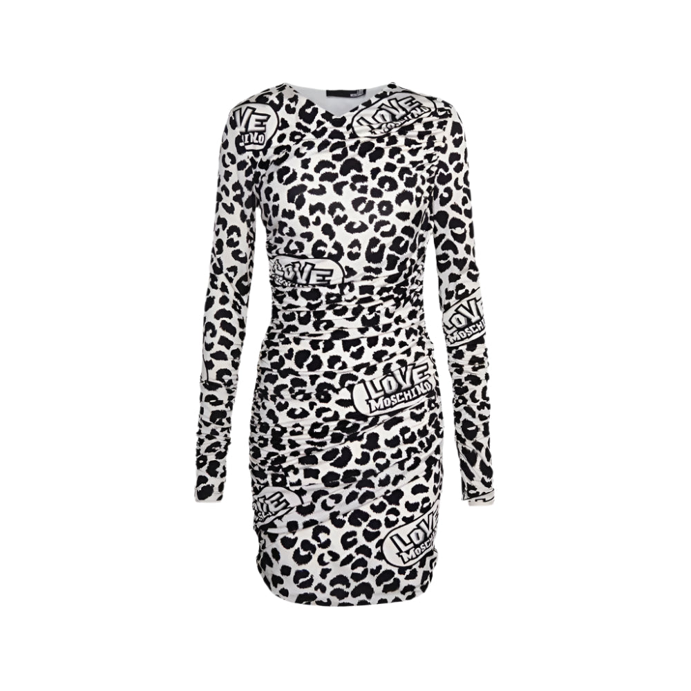 Love Moschino White Viscose Women Dress