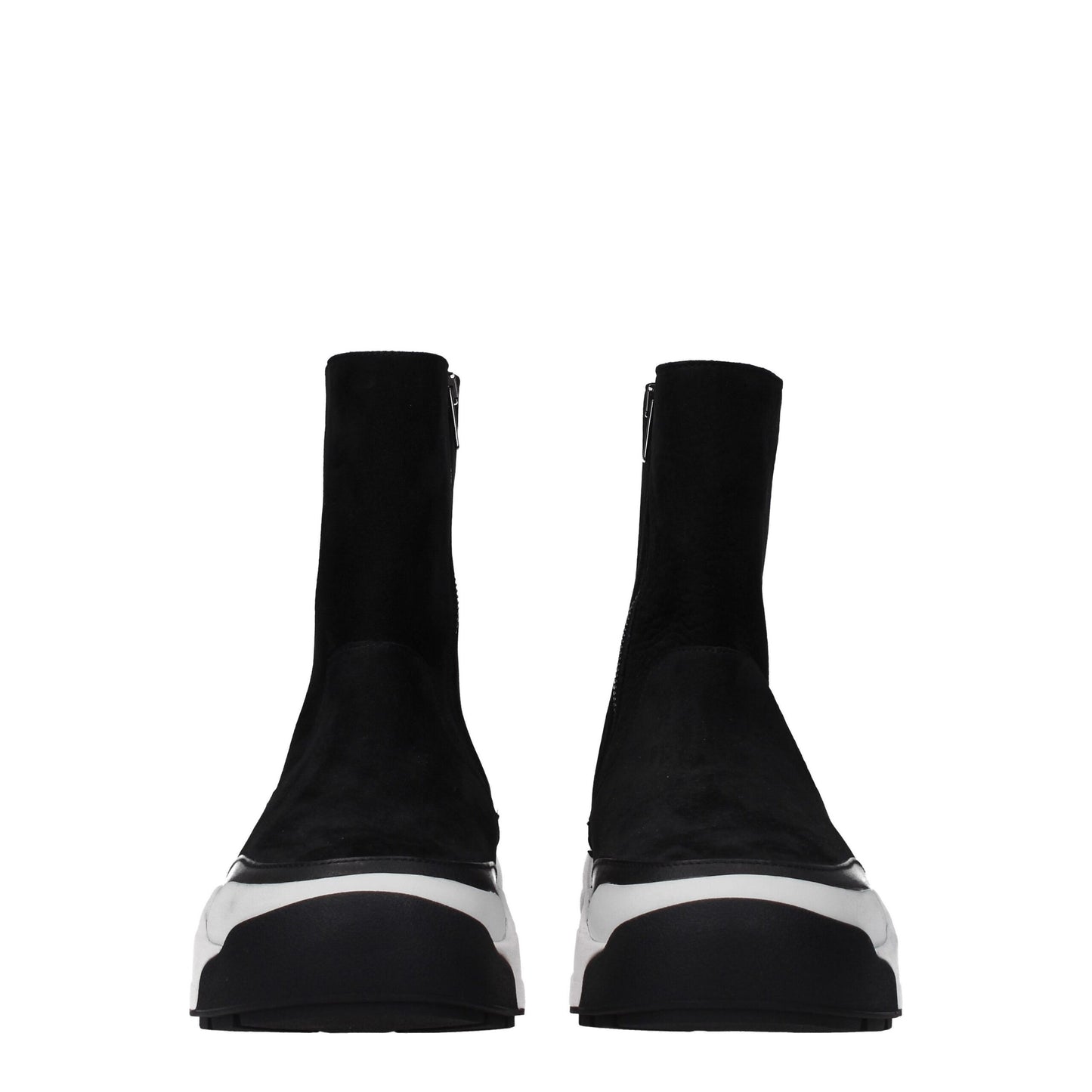 Kenzo Black Leather Ankle Boots