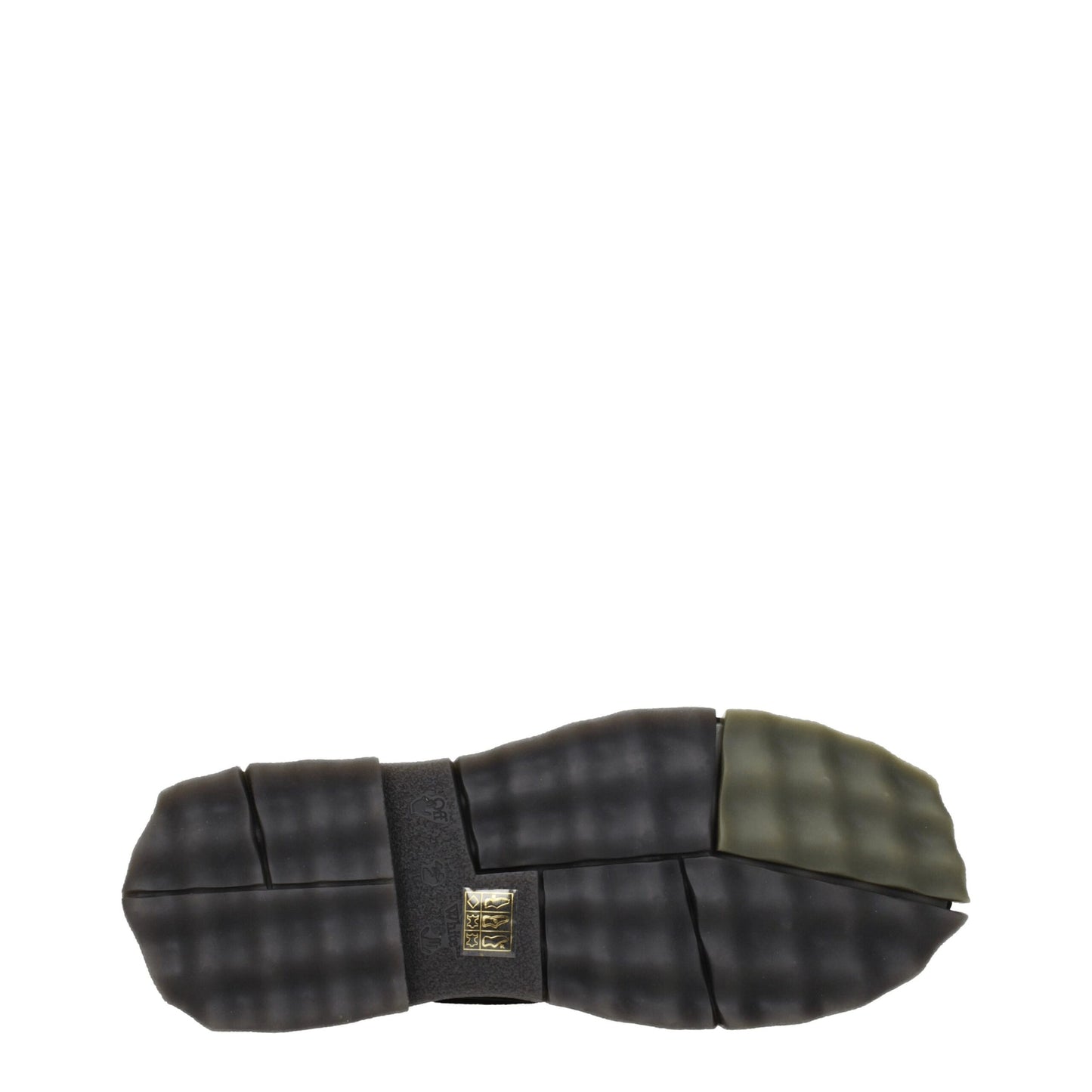 Off-White Black Leather Slip-On Loafers