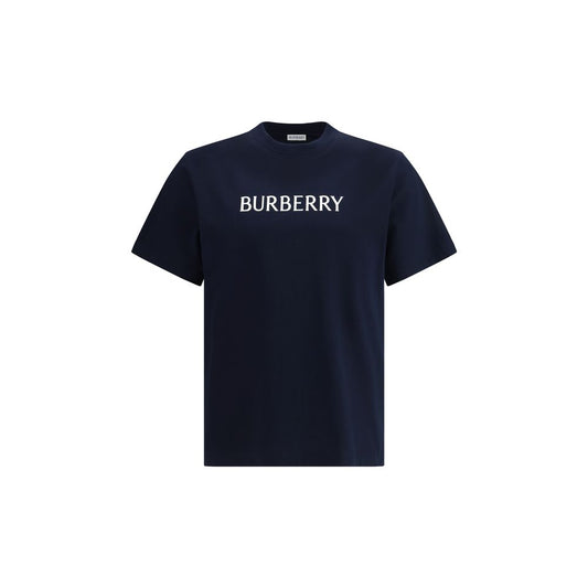 Burberry Blue Cotton T-Shirt