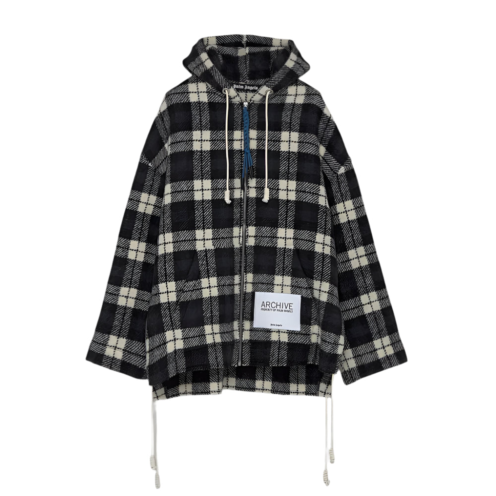 Palm Angels Black Cashmere Men Sweater Jacket