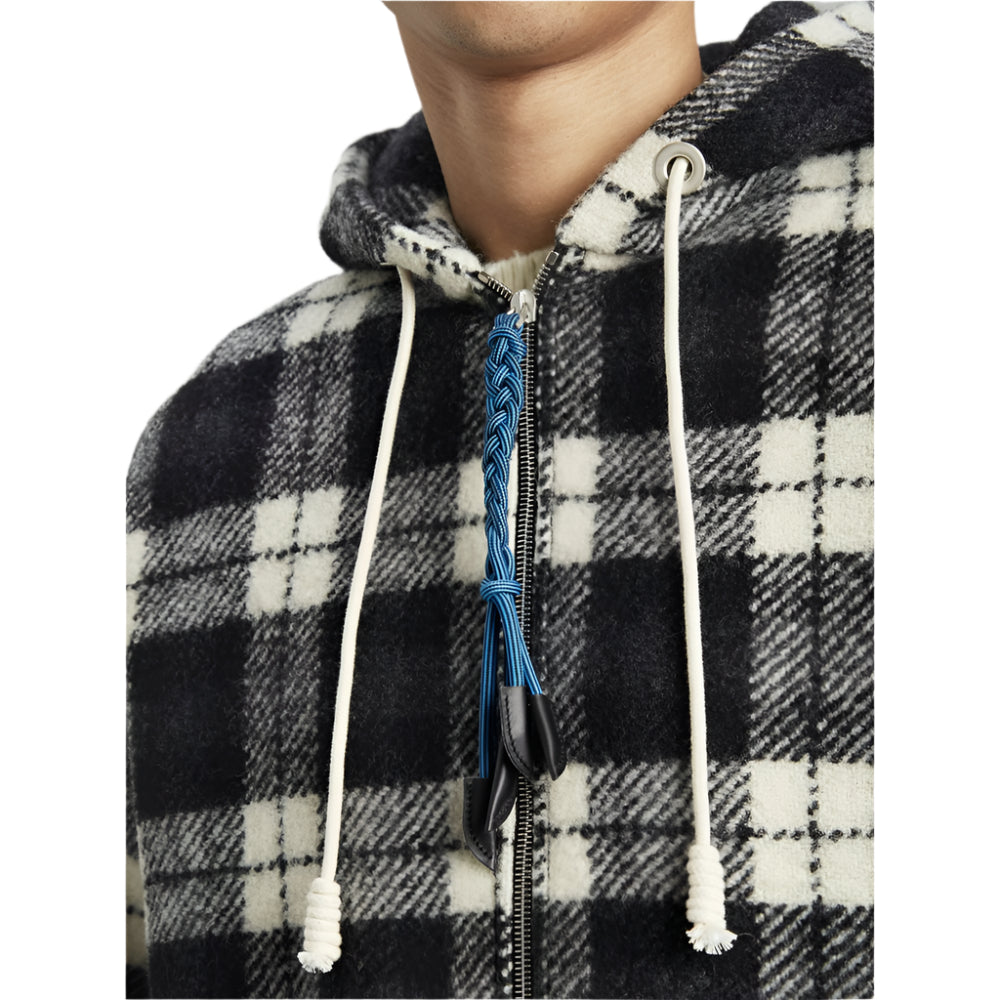Palm Angels Black Cashmere Men Sweater Jacket