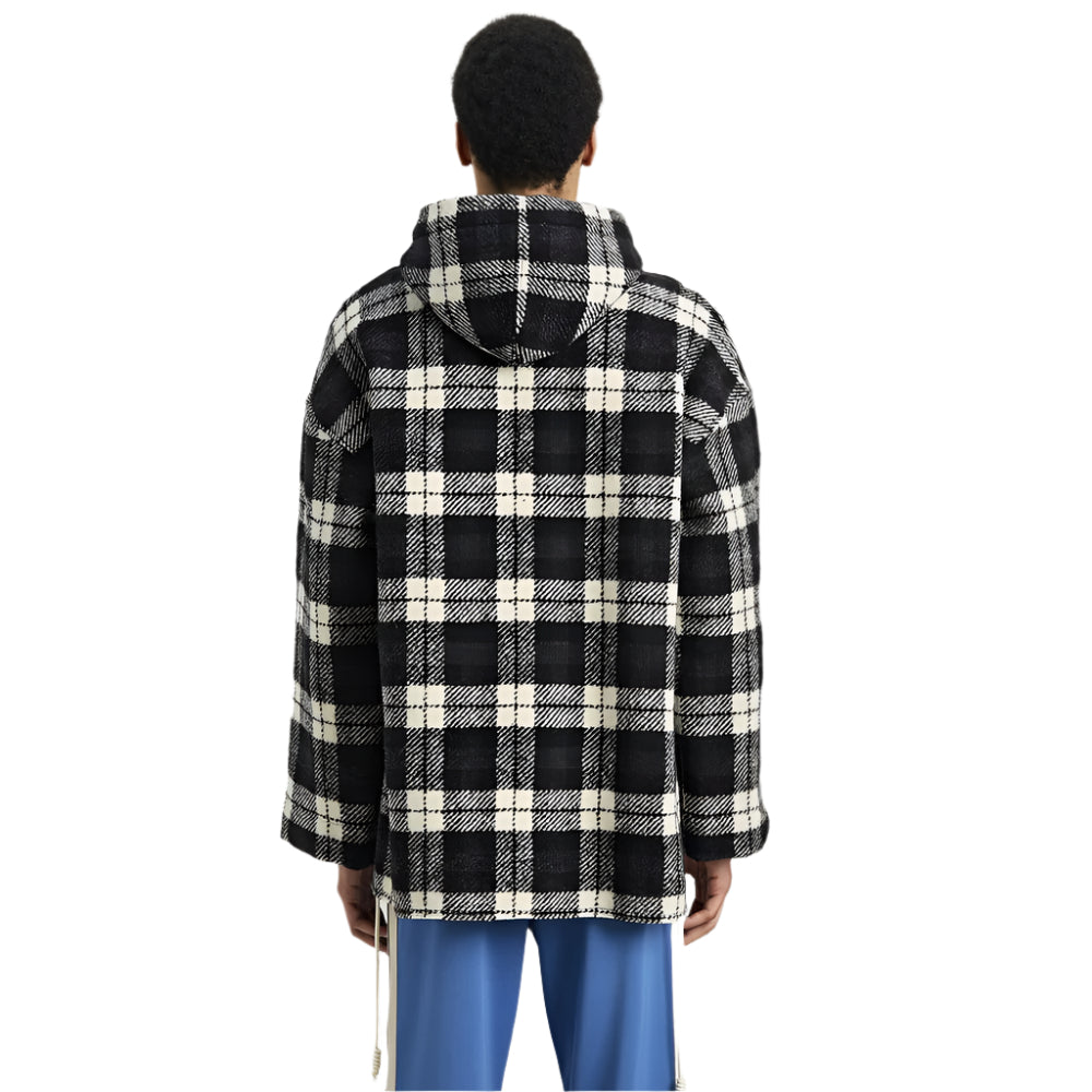 Palm Angels Black Cashmere Men Sweater Jacket