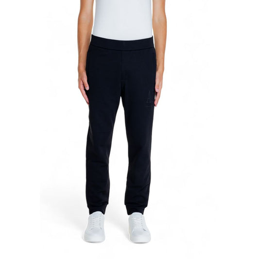 Armani Exchange Black Cotton Joggers Workout Pant