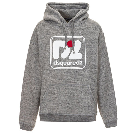 Dsquared² Gray Cotton Hoody