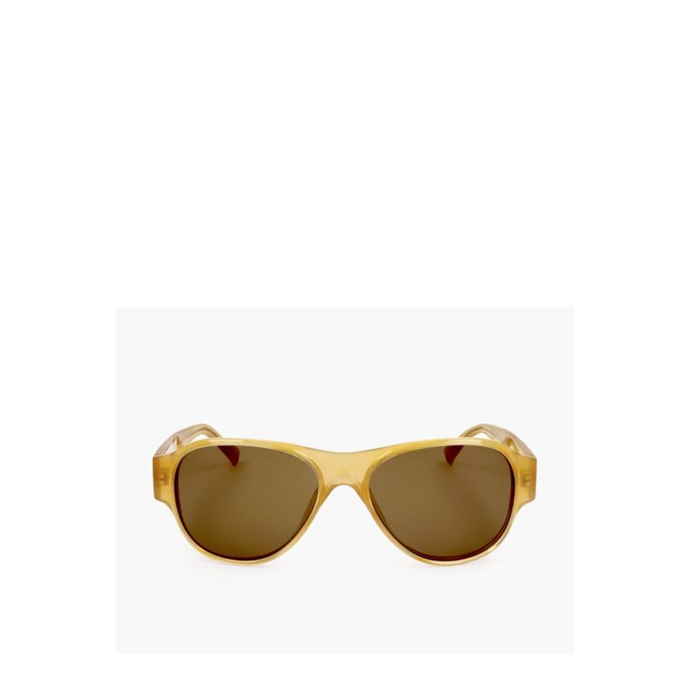 Linda Farrow Yellow Haircalf Sunglass