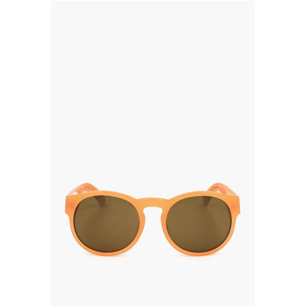 Linda Farrow Orange Haircalf Sunglass