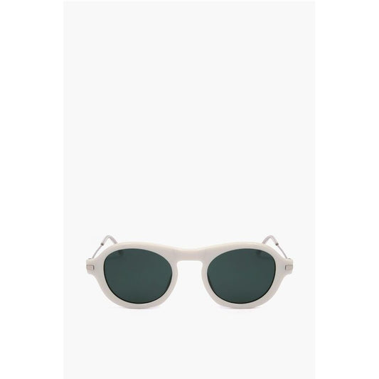 Linda Farrow White Haircalf Sunglass