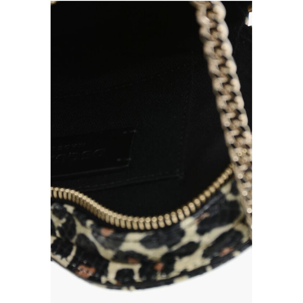 Dsquared² Brown Goatskin Clutch Bag