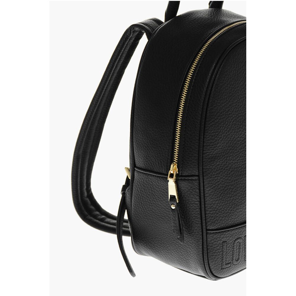 Moschino Black Polyethylene Backpack