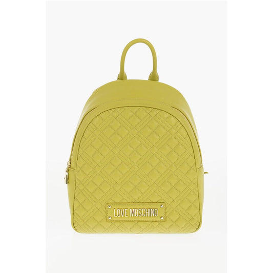 Moschino Green Polyethylene Backpack