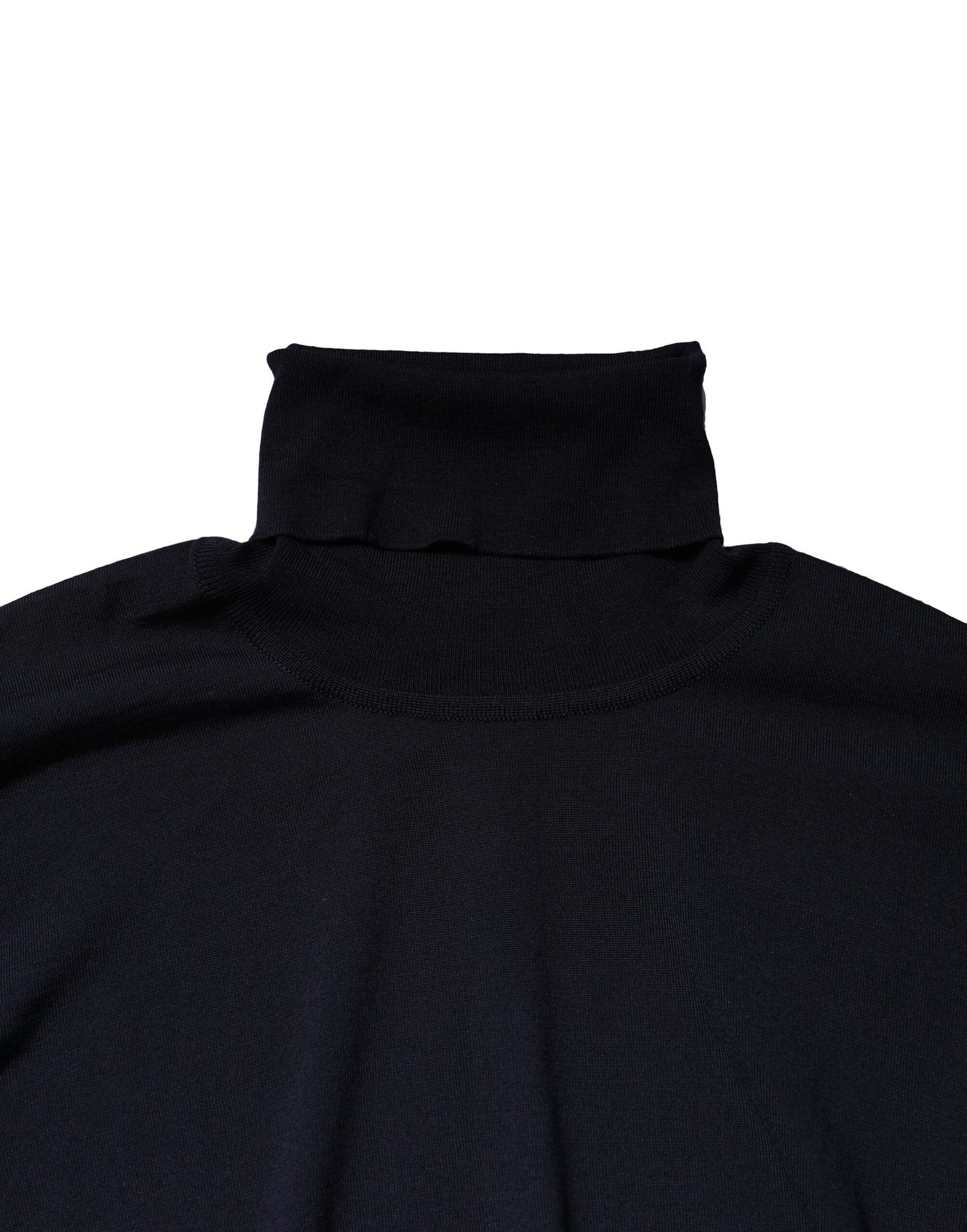 Dolce & Gabbana Blue Long Sleeve Turtleneck Pullover Sweater
