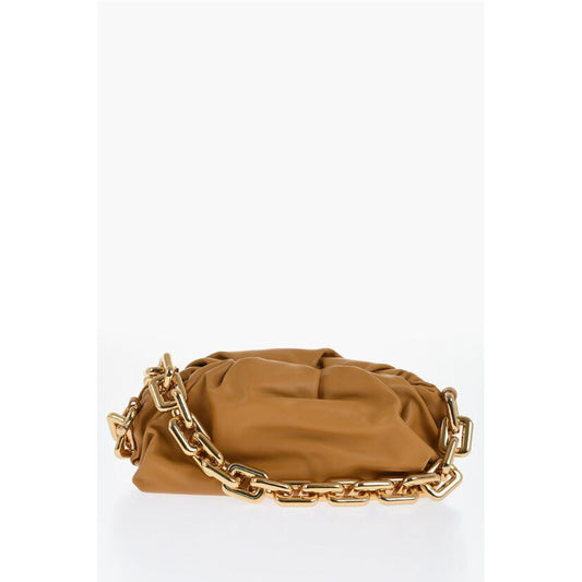 Bottega Veneta Leather THE CHAIN POUCH Bag with Magnetic Closure