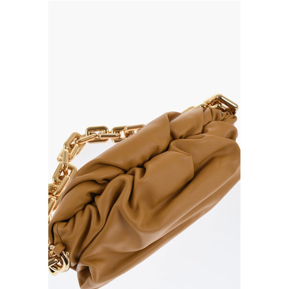 Bottega Veneta Leather THE CHAIN POUCH Bag with Magnetic Closure