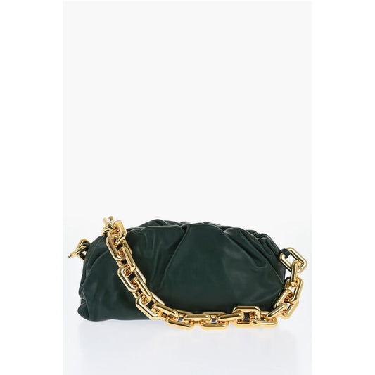 Bottega Veneta Leather THE CHAIN POUCH Bag with Magnetic Closure