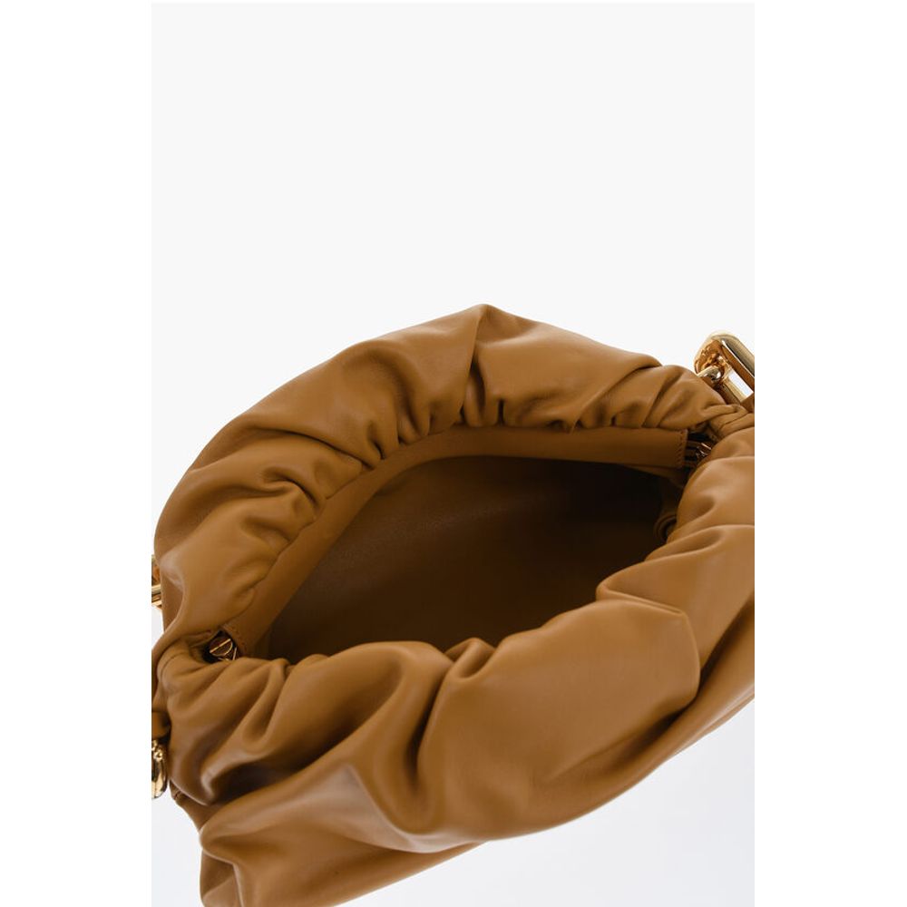 Bottega Veneta Leather THE CHAIN POUCH Bag with Magnetic Closure