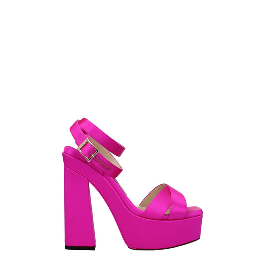 Jimmy Choo Pink Satin Sandal