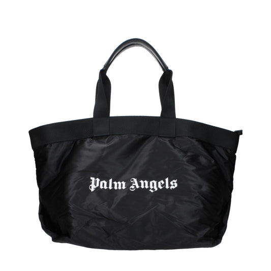 Palm Angels Black Fabric Shoulder Bags
