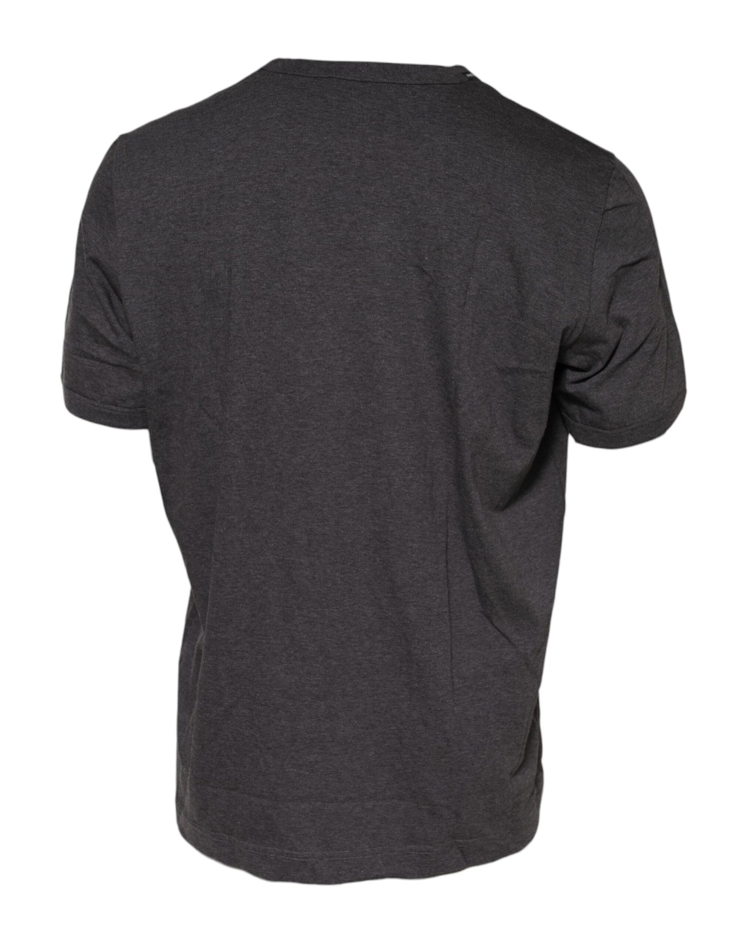 Dolce & Gabbana Dark Gray Crew Neck Short Sleeves T-shirt