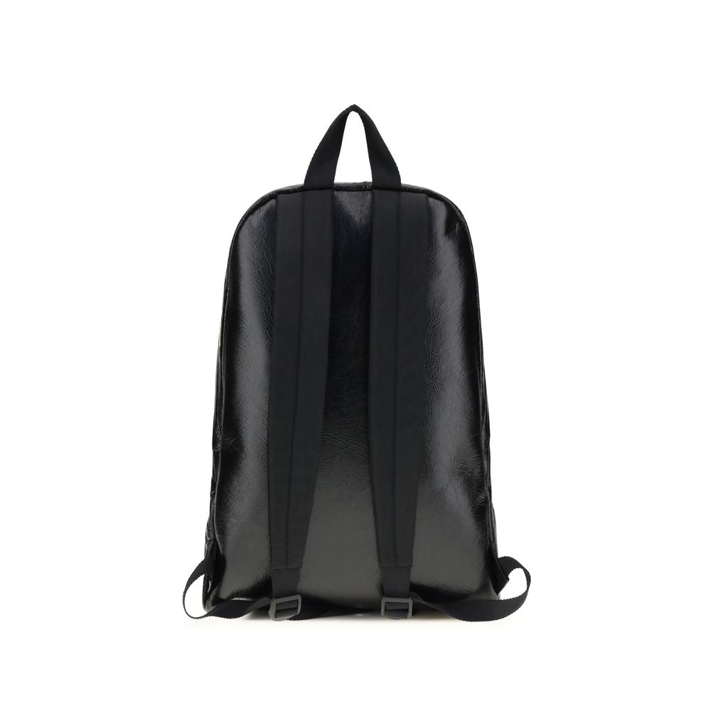 Balenciaga Explorer Backpack with printed stickers