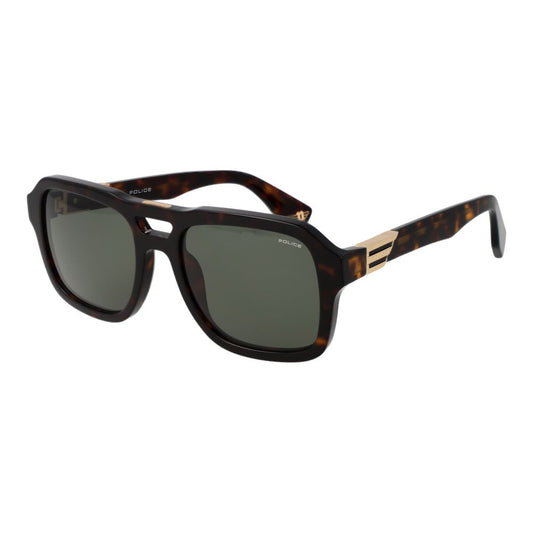 Police Brown Cellulose Acetate Sunglasses